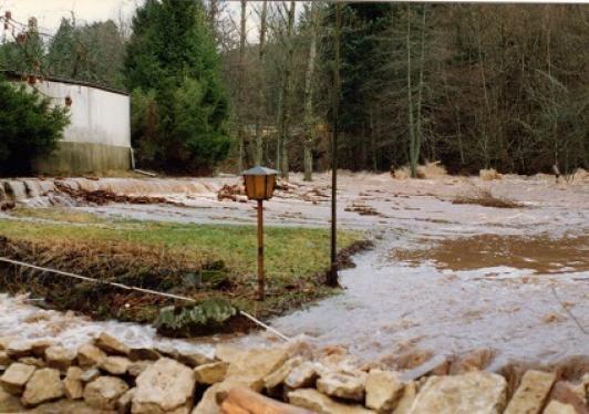 Hochwasser Anfang der 90ziger