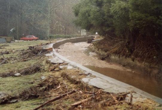 Hochwasser Anfang der 90ziger